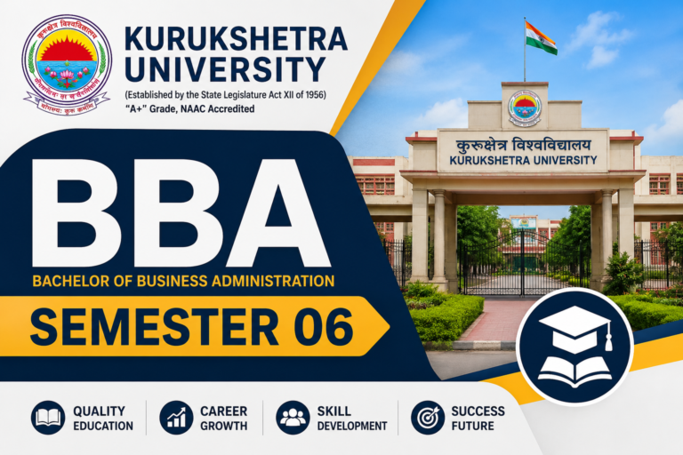 Kurukshetra BBA Semester 06