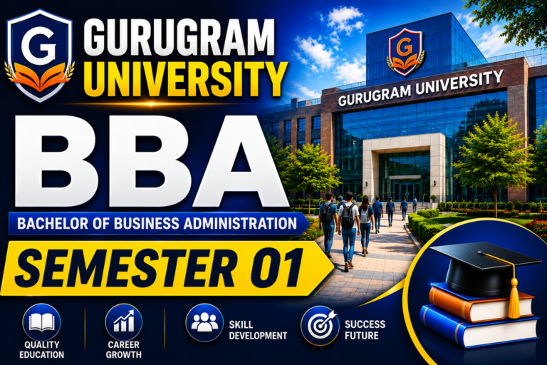 Gurugram University BBA Semester 01