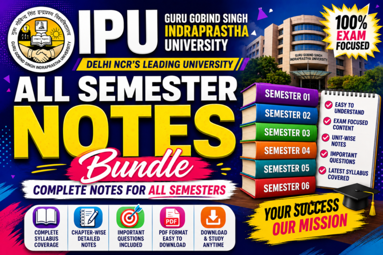IPU All Semester Notes